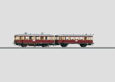 Maerklin 37707 | Diesel Powered Rail Car with a Trailer
