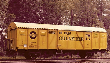 NMJ 609.302 | H0 SJ Güterwagen Gre 53063"Gullfiber"